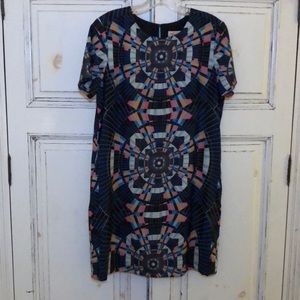 Mara Hoffman Short Sleeve Navy Dress - Medium